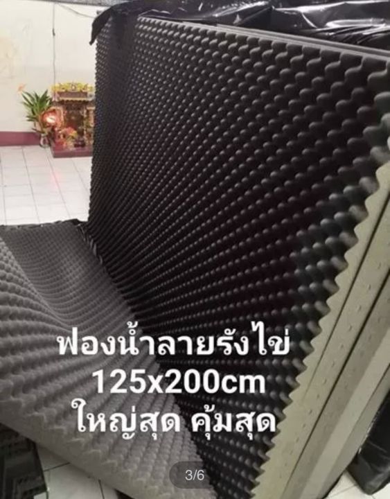 ฟองน้ำเก็บเสียง-รังไข่-ขนาด-125-200-ซม-ซับเสียง-เก็บเสียง