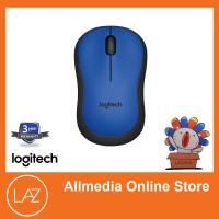 Logitech Wireless Mouse Silent M221 เม้าส์ไร้สาย ลอจิเทค ปุ่มเก็บเสียง - สีน้ำเงิน (Blue) รับประกันศูนย์ไทย 3 ปี