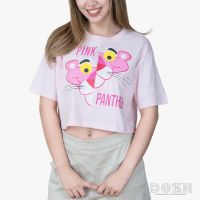 DOSH WOMENS CROPPED T-SHIRTS PINK PANTHER เสื้อยืดทรงครอป ผู้หญิง 9DPPWT1011-PI