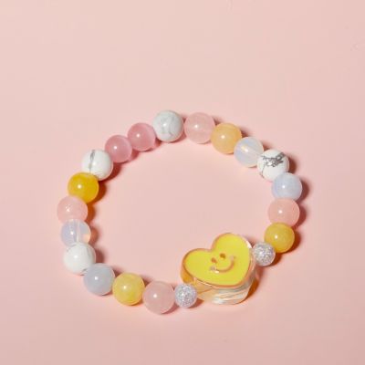 LETSGETAWAY - Lucky Stone Bracelet (Preorder 7 days) *ไม่ต้องเผื่อไซส์นะคะ* / กำไลข้อมือหินมงคล สุดน่ารัก รุ่น Baby Boo (สินค้าจัดส่งหลังสั่งซื้อ 7 วัน ทำการ)