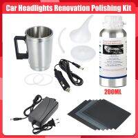 【LZ】✐  Car Headlights Renovation Polishing Kit Headlight Restoration Kit Workshop Automotive Care Tool 800ML Liquid Polymer Headlights