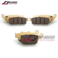 Front Rear Brake Pads For Kawasaki KLE 650 Verseys 2015-2017 Z 800 E Z800E 2013-2016 For Honda CB400 SF 92-95 CBR400 CBR250 MC19