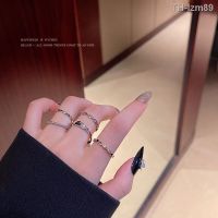 ? เครื่องประดับ Han edition of the new ins wet web celebrity with suit ring female temperament of contracted joker senior design sense of the index finger ring