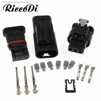 ▩❉☑ 1/5/10/20 Kit 1718653-1 TE 3 Pin Auto Electronic Male Female Waterproof Connector Plug for VW Audi 4F0973703A 4F0973703