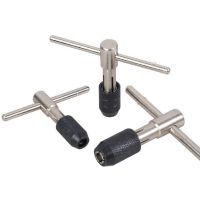 T-handle Reversibel Tunggal Tap Wrench Chuck M3-M12 Obeng Tekan Holder Alat Tangan Disesuaikan Sekrup Menekan Threading Alat Panas