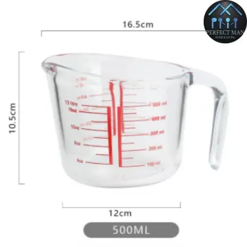 180ML Plastic Rice Measuring Cup Precision with Handle Easy