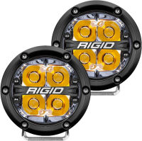 RIGID INDUSTRIES - 360-Series 4" LED Off-Road Spot Beam w/Amber Backlight