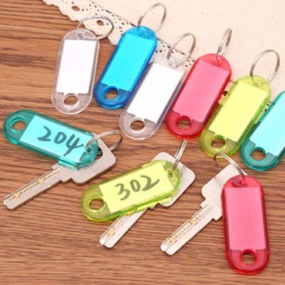 40 Pcs Labels Key Chains Cute Keychain Family Name Children Present Keyring Bag Charm Families Member Key Chain