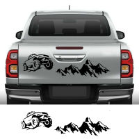 รถกระบะด้านหลังกันชนประตูสติกเกอร์ Universal รถ Tailgate Decal สำหรับ Ford F150 Ranger Dodge Ram Toyota Hilux GWM Poer Isuzu Dmax