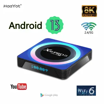 X88 PRO 13 Smart TV Box Android 13 TV Box 8K HD WIFI6 Set Top Box