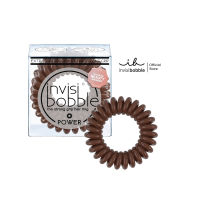 invisibobble  ยางรัดผม  รุ่น power สี pretzel brown  (1 กล่องมี 3 เส้น)