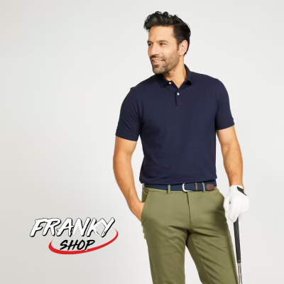 [พร้อมส่ง] เสื้อโปโลแขนสั้นใส่เล่นกอล์ฟสำหรับผู้ชาย ผ้าโพลีเอสเตอร์ Mens golf short-sleeved polo shirt