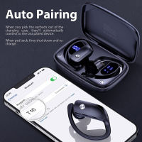 Wireless Headphones with Microphone Waterproof Bluetooth Ear Hook Earphones Stereo Gaming Noise Cancelling Headset Earbuds Gamer