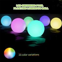 ☏☋ IP65 Remote Floating Pool Lights LED Garden Ball Light Outdoor Colors Waterproof Lawn Lamp Pool Toy Swimming Wedding Party Decor