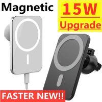 15W Magnetic Wireless Chargers Car Air Vent Phone Holder For iPhone 12 13 14 Pro Max Induction Charger Fast Charging Station Car Chargers