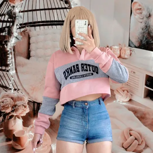 FASHIONABLE PULL OVER POLO STYLE CROP TOP SEXY OUTFIT FOR WOMEN GOOD  QUALITY #S524 | Lazada PH