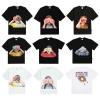 2023 new[acme De la vie] ★ ด้วยการซ่อนแท็กเกินขนาด★ Adlv BABY FACE SHORT SLEEVE T-SHIRT DONUT 1 ชิ้น acmedelavie เสื้อยืดลําลอง แฟชั่นเกาหลี สําหรับผู้ชาย ผู้หญิง