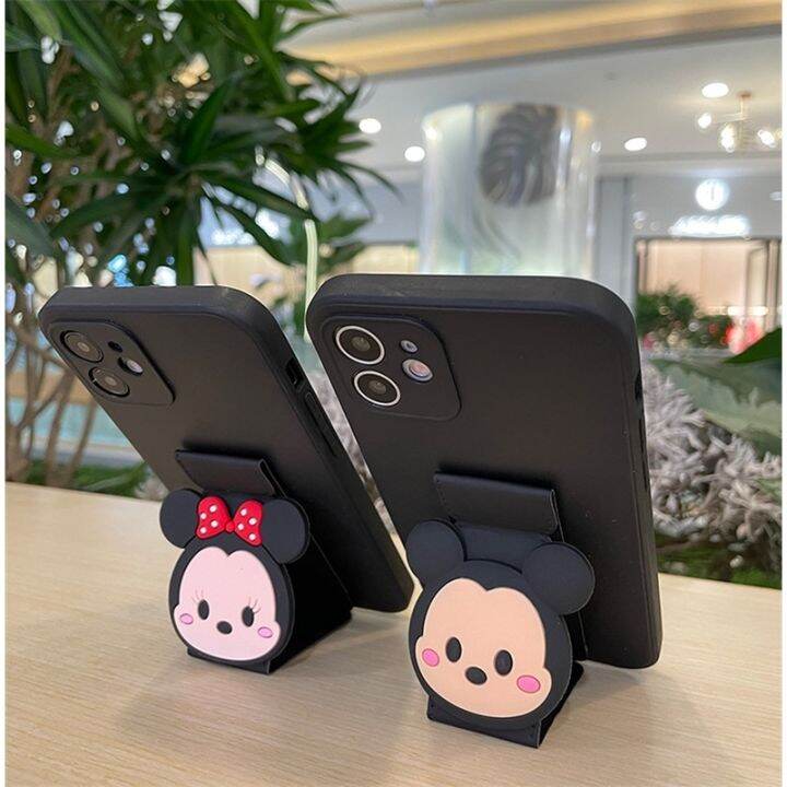 เคส-iphone-14-13-12-11-pro-max-x-xr-xs-max-8-7-6-6s-plus-se-2020-protect-camera-mickey-mouse-stand-soft-case