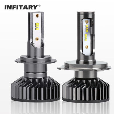 Infitary H4 H7 LED Headlights Bulb Fine Cut Line 22000LM ZES Chips H1 H3 H11 H27 880 HB3 9005 9006 9007 6500K 90W Auto Fog Lamp