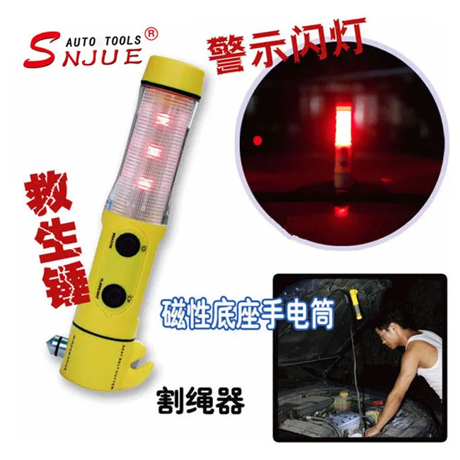 vehicle mounted Multifunctional life hammer four in one safety hammer