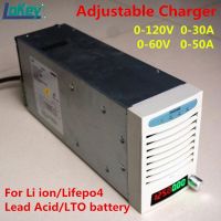 ที่ชาร์จแบบปรับได้0a 50a 0V ถึง120V แบตเตอรี่ Li-Ion Lto ตะกั่วกรด48V 60V 72V 84V 96V 108.8V 20a 30a ที่ชาร์จ40a สเก็ตบอร์ดกลางแจ้ง