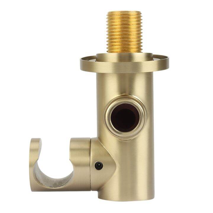 Brass Rotatable Handheld Shower Head Base WallMounted with Water Inlet