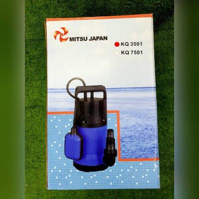 🇹🇭 MITSU JAPAN 🇹🇭 ไดโว่ ปั๊มจุ่ม รุ่น KQ-3501 (มีลูกลอย) (350วัตต์ 220V ขนาดท่อ1นิ้ว) แบบออโต้  ปั๊มจุ่ม ปั๊มแช่ ไดโว่ จัดส่ง KERRY 🇹🇭