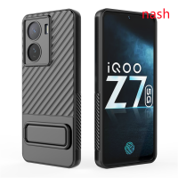 สำหรับ Vivo IQOO Z7 11เลนส์มืออาชีพเคสโทรศัพท์กันกระแทกกันรอยนิ้วมือกันผิวกันลื่นวงเล็บที่มองไม่เห็น