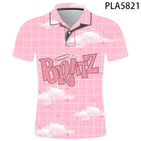 【high quality】  Streetwear Hombre Camisas De Polo 3d Printed Harajuku Movie Bratz Streetwear Men Polo Shirt Fashion Casual Polo Homme Tops size：s-6xl