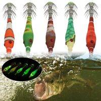 【cw】 5Pcs/Pack 3.3g 60mm Artificial Squid Baits Soft Hooks Jig Floating Fishhooks New !