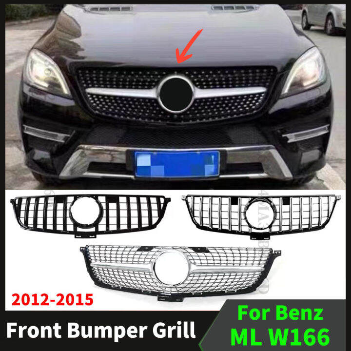 Sport GT Diamond Front Inlet Grille Bumper Grill For Mercedes W166 Benz
