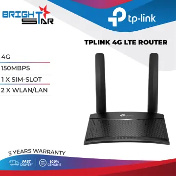 Tp-link routeur 4g lte 150mbps wifi n 300mbps tl-mr100, modem 4g