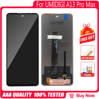 Original 6.8 Inch UMIDIGI A13 Pro Max 5G จอแสดงผล LCD + Digitizer หน้าจอสัมผัส + Digitizer ประกอบกรอบพร้อมชิ้นส่วนเครื่องมือทดแทน