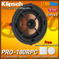 KLIPSCH : PRO-180RPC (1Pcs.) IN-CEILING SPEAKER KLIPSCH / รับประกันศูนย์ 1 ปี / KLIPSCH PRO180RPC / KLIPSCH PRO180 / LENNSHOP