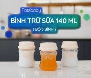 FREESHIP ĐẾN 50k Bộ 3 Bình trữ sữa cổ rộng 140ml Fatz FatzBaby Store 2 -