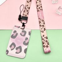 Snow Leopard Retractable Keychain Cheetah Lanyard Leopard Badge Reel Pink Badge Holder Id Badge Holder