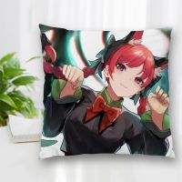 （ALL IN STOCK XZX）Kaenbou Rin Touhou pillowcase zipper, suitable for sofa/home/car accessories 6.27   (Double sided printing with free customization of patterns)