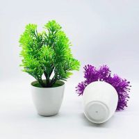 【cw】 Artificial Potted Fake Flowers Bonsai Ornaments Hotel Garden Office Plastic