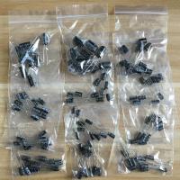 【cw】 120pcs 1set of 12 values 0.22UF 470UF Aluminum electrolytic capacitor assortment kit set pack shipping ！