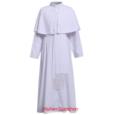 โบสถ์สีขาว Clergy เสื้อคลุมพระคาทอลิก