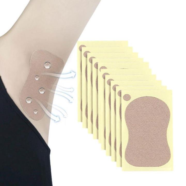 armpit-sweat-pads-10pcs-feet-sweat-protection-patches-for-women-armpit-unpleasant-odor-sweat-absorbing-pads-for-sports-dating-travel-cycling-economical