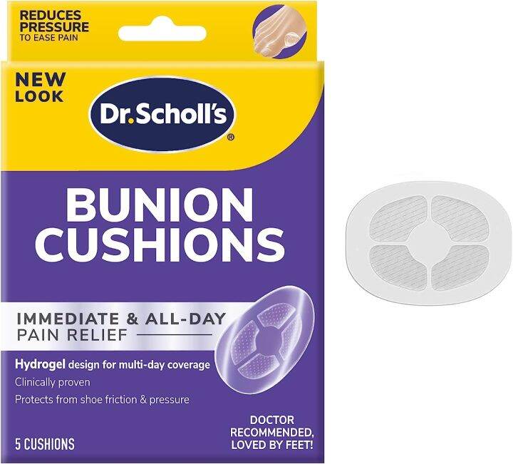 Dr. Scholl's Bunion Cushions with Duragel Technology, 5 Count PACKAGING
