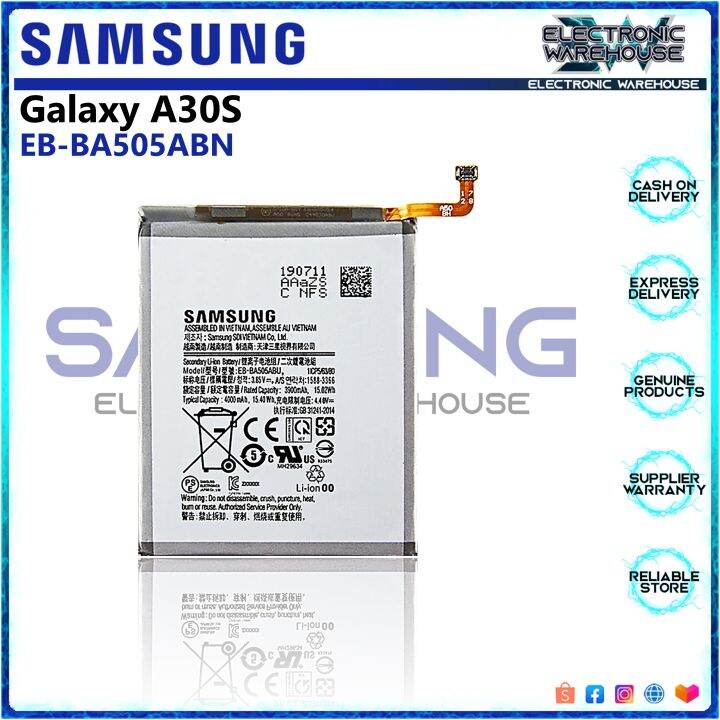 Battery for Samsung Galaxy A30s EBBA505ABU Model 4000mAh Capacity
