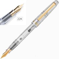 หัวปากกาสำหรับฝึกหัดนักเรียนโรงเรียนกล่องของขวัญ PILOT 78G + หมึกใช้สำหรับเขียนปากกาหมึกซึมดั้งเดิมคลาสสิกหรูหรา22K En Ef/m