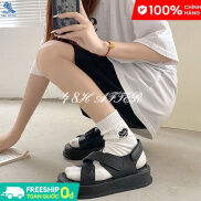 48H AFTER Giày nữ mới Bao Đầu Hollow Soft sole single shoes thoải mái bằng