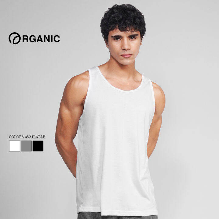 Organic Mens 100 Cotton Sando Plain Tank Top Collection Comfortable