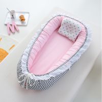 ✐❡ sdeifhruhvfu Breathable Newborn Cotton Lounger Soft and Crib with Baby Bed 85x50CM