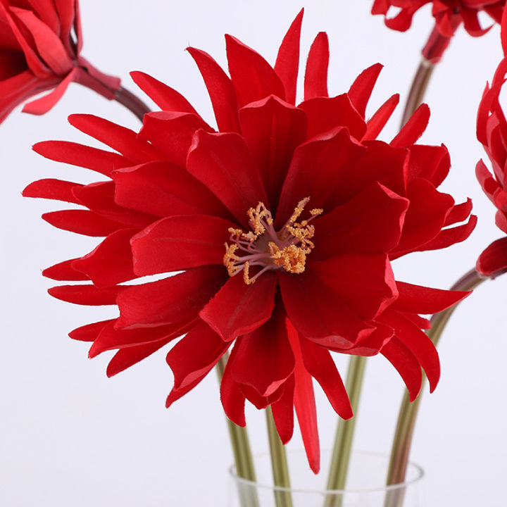 ดอกไม้เลียนแบบผ้าไหมพืชเทียมดอกไม้ประดิษฐ์-epiphyllum-ของใช้ในครัวเรือนดอกไม้ประดับเกาหลีตกแต่ง-flowerhuilinshen