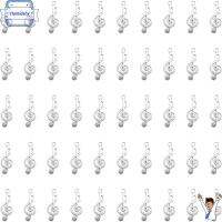 HAMIDAHY 100 Pcs โลหะสำหรับตกแต่ง จี้รูปโน้ตดนตรี สัญลักษณ์เพลง สง่างามเรียบหรู การทำเครื่องประดับ สร้อยคอสำหรับผู้หญิง