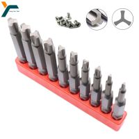 10Pcs Y Type Screwdriver Bit 50mm Magnetic Tri-wing Screw Wrench 1/4 Hex Shank Wind Drill Head Y3 Y4 Y5 Y6 Y8 Bike Repair Tool Drills  Drivers